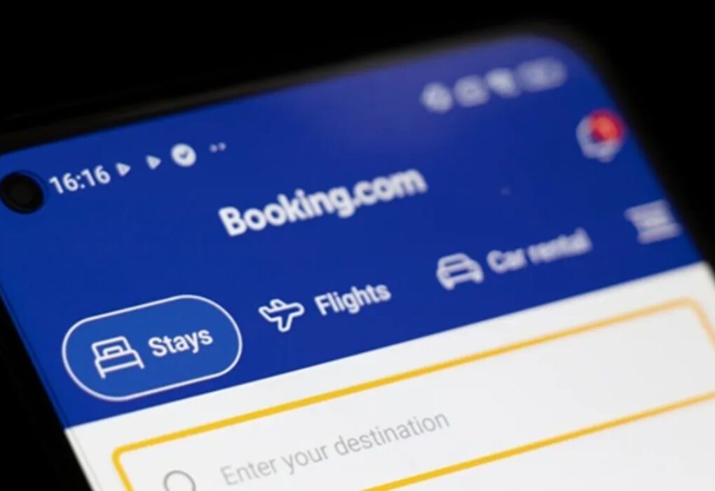 Booking.com interface