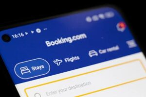 Booking.com interface
