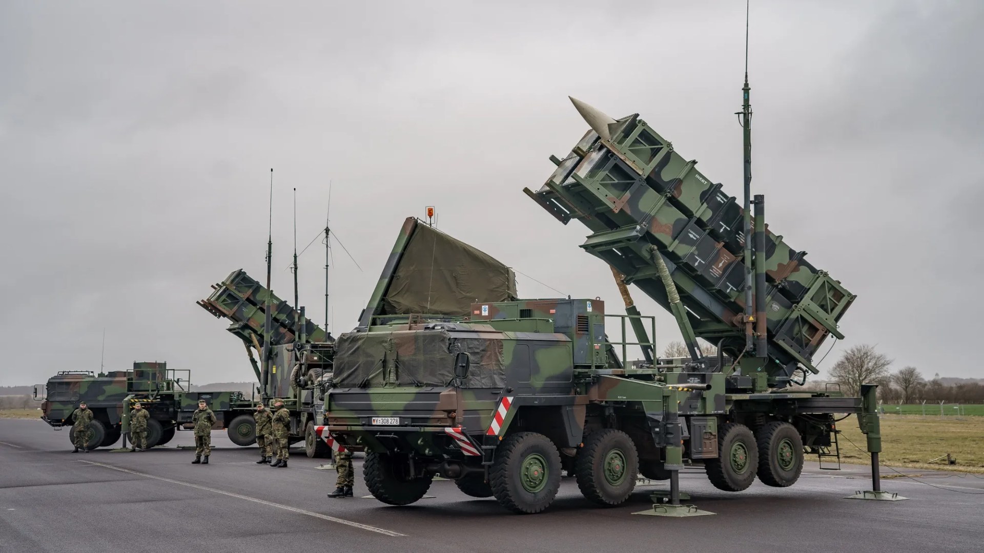 Patriot missile launcher