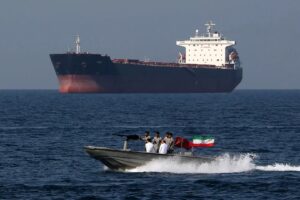Tanker in strait of hormuz