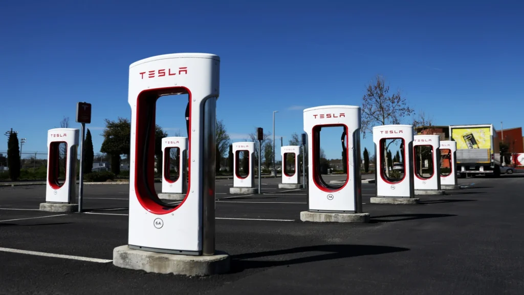 Tesla Supercharger network