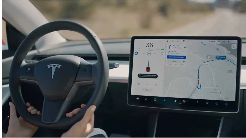 Tesla advanced software dashboard