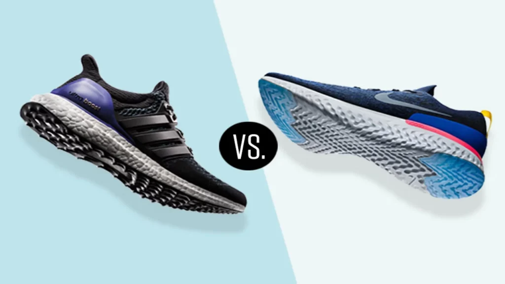 Comparison of Nike and Adidas running shoe comfort features