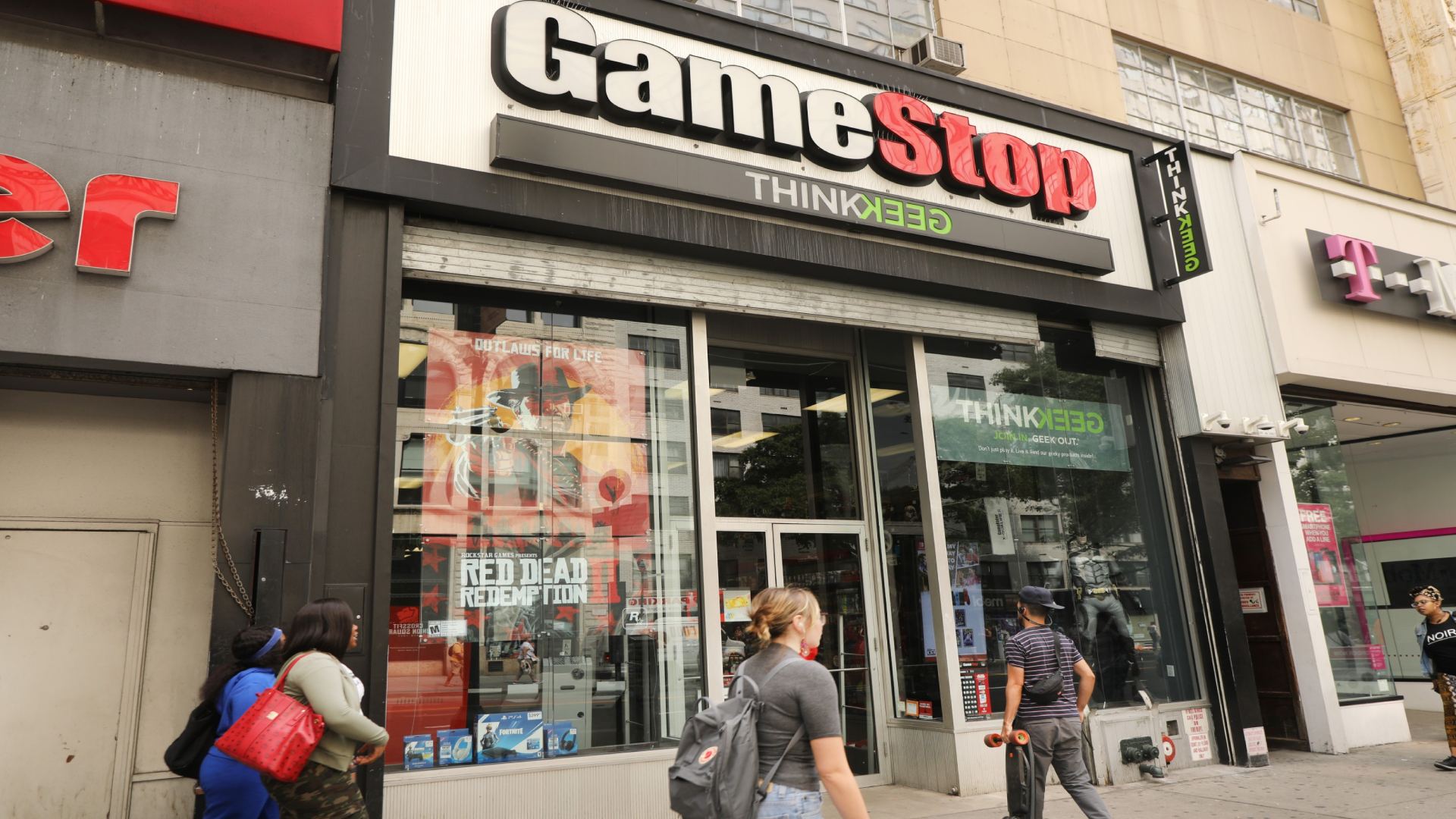 Gamestop retail store