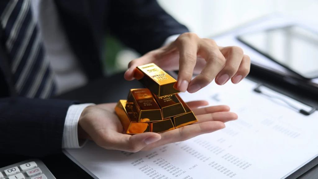 Investment assets like stocks, real estate, and gold used to protect against inflation
