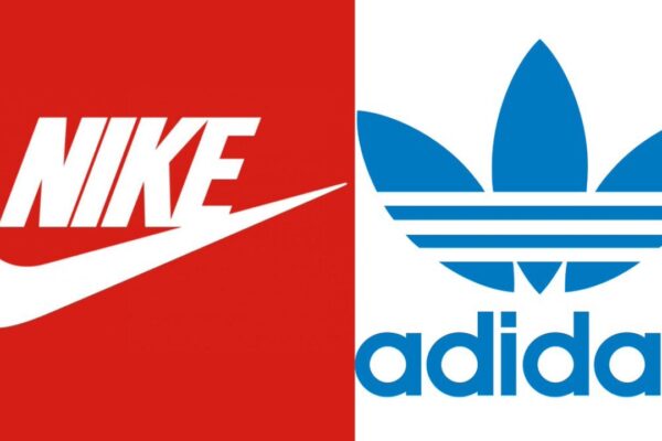 Nike vs Adidas footwear brands comparison image