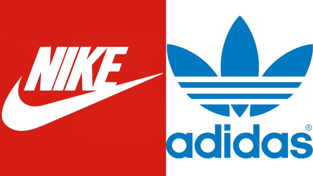 Nike vs Adidas footwear brands comparison image