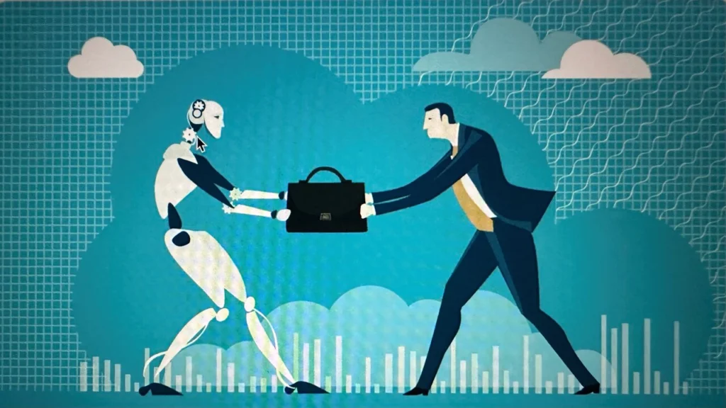 Visual representation of job displacement concerns due to automation